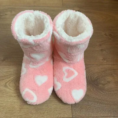 Buy UK Size 2.5-8 Ladies Slippers Womens Boots Ankle Indoor Winter Warm Fur Booties • 8.16£
