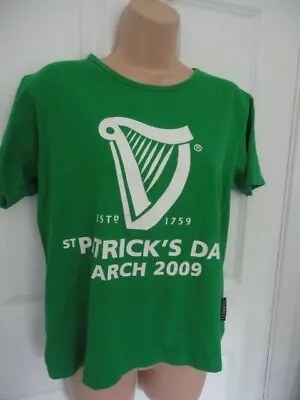 Buy St Patrick's Day. Guinness March 09. Bar Staff. T-Shirt Size M/L Ladies Fit 36  • 2.50£