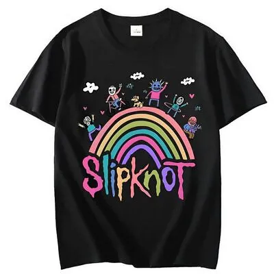 Buy New Summer Slipknot Print Men Women Casual Versatile Trend Short Sleeve T-shirt* • 15.34£