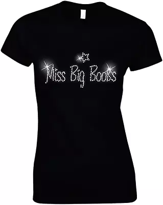 Buy MISS Big Boobs Crystal T Shirt - Hen Night Party - 60s 70s 80s 90s All Sizes • 9.99£