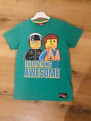 Buy NEXT Boys LEGO Movie T-Shirt Top Age 9 Year Short Sleeve Crew Neck Jersey Cotton • 5.95£