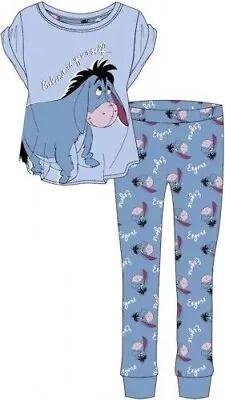 Buy Disney's Eeyore Believe Ladies Pyjamas Cotton Pajamas Size8 10 12 14 16 18 20 22 • 14.95£