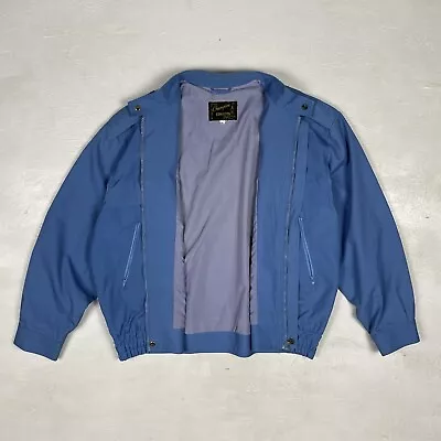 Buy Vintage Champion Coniston Zip Up Jacket Size L Blue  • 20£