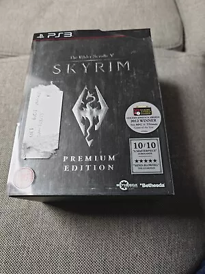 Buy Skyrim Premium Edition PS3 The Elder Scrolls V (Playstation 3) No T-shirt • 25£