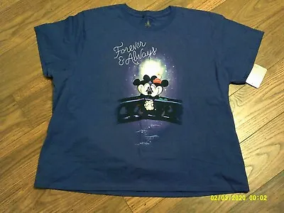 Buy Disney Store Forever & Always Mickey & Minnie Ladies T-Shirt(NEW) • 6.90£
