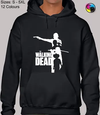 Buy Walking Dead 4 Characters Zombie TV Show Daryl Dixon Unisex Hoodie Men & Women • 19.99£