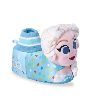 Buy Disney Girls Toddler Frozen Anna & Elsa Slippers - Size 7/8 • 7.88£