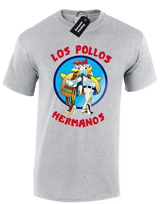 Buy Los Pollos Hermanos Mens T Shirt Breaking Heisenberg Bad Walter White Inspired • 7.99£