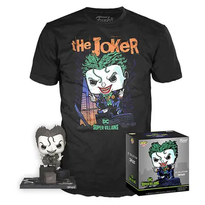 Buy Funko Pop! DC Super Villains Jim Lee Figure & T-Shirt Joker L Official Merch NEW • 37.06£