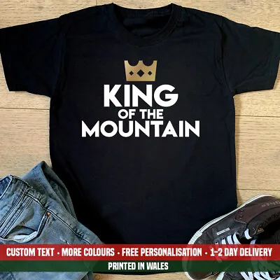 Buy King Of The Mountain T-shirt Funny Bike Cycling Strava Gift Top Road Segment • 13.99£