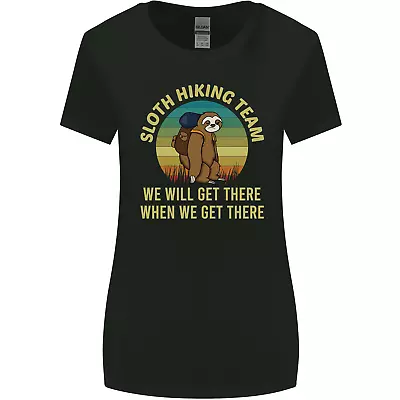 Buy Sloth Hiking Team Funny Trekking Walking Womens Wider Cut T-Shirt • 8.75£