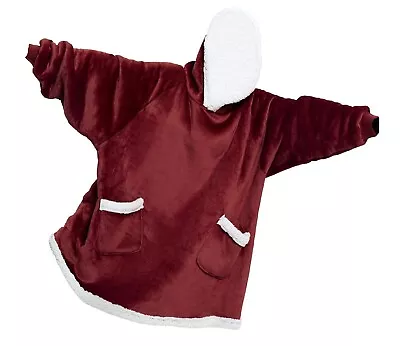 Buy BEDSURE Hoodie Portable Blanket With Sleeves For Dressing Size L Ceiling Sweater NEW • 25.95£