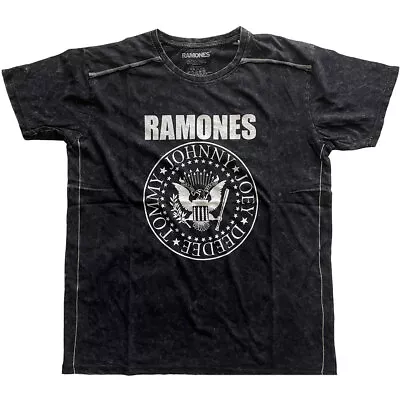 Buy The Ramones   Unisex T- Shirt - Presidential Seal - Black Cotton  • 17.99£