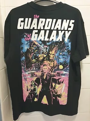 Buy Guardians Of The Galaxy Licensed Groot XL Black Holographic Duel Sided Tshirt  • 28.99£