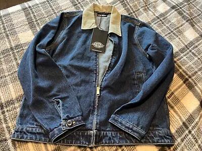 Buy Womens Vintage DICKIES Denim Jean Jacket Size XS • 29.99£