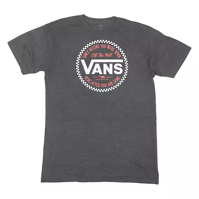 Buy VANS Mens T-Shirt Grey M • 11.99£