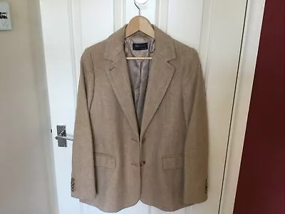 Buy Ladies Tweed Style Wool Jacket Size 14 • 20£