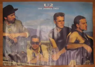 Buy Original Vintage U2 Promo Official Merch POSTER 35 X24  Joshua Tree California • 142.04£
