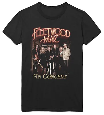 Buy Fleetwood Mac In Concert Black T-Shirt OFFICIAL • 17.99£