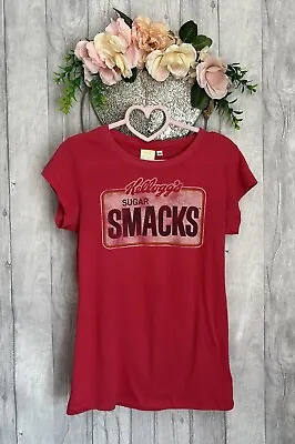 Buy Ladies Vintage Retro T-Shirt Size 10 Size 12 Slogan Kellogg’s Sugar Smacks • 10£