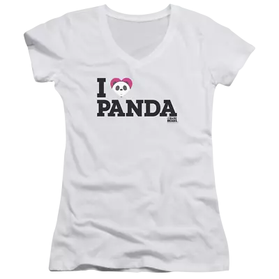 Buy We Bare Bears Heart Panda Juniors V-Neck T-Shirt • 30.31£
