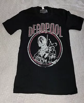 Buy Marvel Deadpool T Shirt Skinny Size XS New • 8£