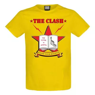 Buy Amplified The Clash Know Your Rights Yellow T-shirt • 15.96£