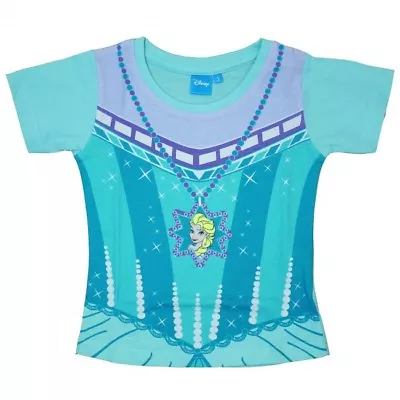 Buy T Shirt Frozen Elsa Disney Kids 4-5yrs Cute Official New • 4.49£