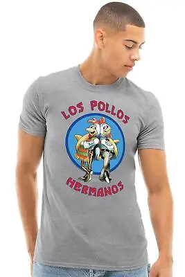 Buy Breaking Bad Mens T-shirt Los Pollos Emblem Top Tee S-2XL Official • 13.99£