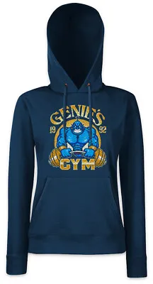 Buy Genie's Gym Women Hoodie Sweatshirt No Pain Gain Train Weightlifting Genie Fun • 41.99£