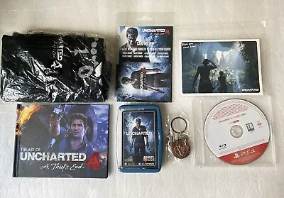 Buy Uncharted 4 A Thief's End PS4 PROMO, Artbook, T-Shirt, Cards,Keyring Promotional • 120£
