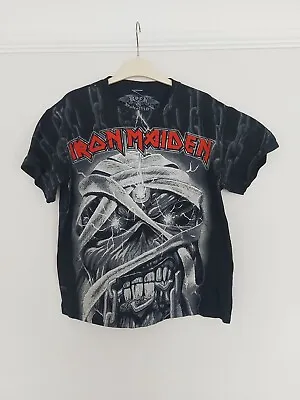 Buy Iron Maiden T Shirt Mens  2008 Powerslave All Over Print Large • 45.63£