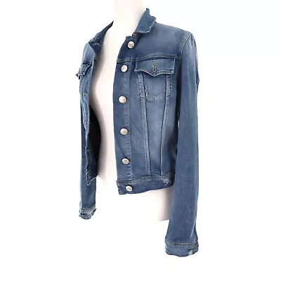 Buy Greywire NY Womens Destroyed Denim Jacket Y2k 90's Size Small  • 23.62£