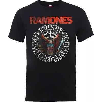 Buy Ramones Vintage Eagle Seal Official Tee T-Shirt Mens Unisex • 15.99£