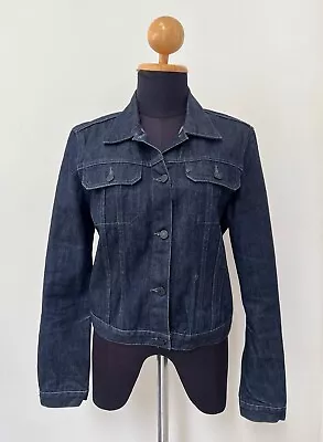 Buy Ladies - Pepe Jeans Dark Blue Denim Short Jacket - Large • 20£