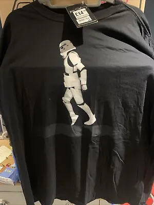 Buy Mens Womens Star Wars Storm Trooper T-shirts Tees S BNWT MOON WALKING Small • 4.99£