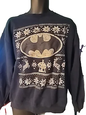 Buy DC Batman Winter Christmas Sweatshirt L • 19.84£