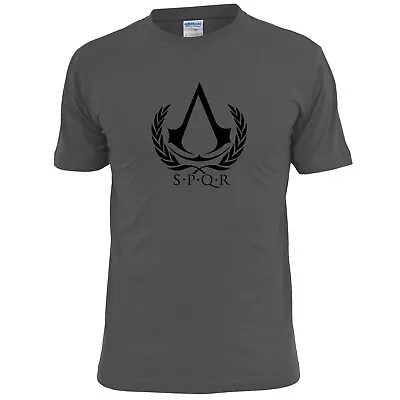 Buy Mens S.P.Q.R.  Roman Symbol T Shirt Legions Standards • 9.99£
