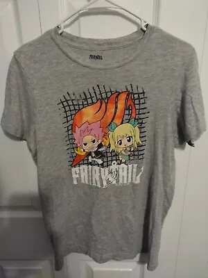Buy Fairy Tail Women's Gray Anime Funimation Kodansha Top T-Shirt (Size: Large) • 9.64£