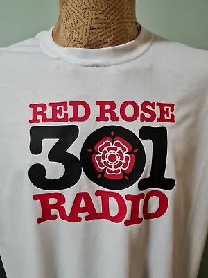 Buy Red Rose Radio 301 T Shirt ILR 1980s Retro Iconic Lancashire Tee Shirt Preston • 13.99£