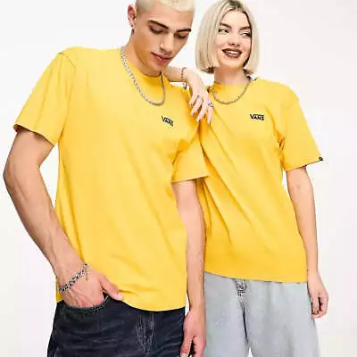 Buy Vans Unisex Left Chest Logo T-Shirt - Mustard • 13£