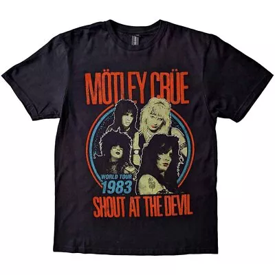 Buy T Shirt Motley Crue VINTAGE WORLD TOUR DEVIL • 15.25£