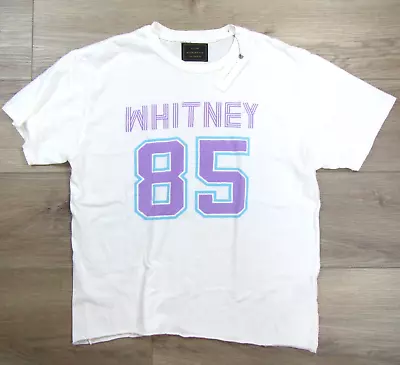 Buy New Anthropologie $78 Womens Retro Brand Whitney Houston Graphic Tee Shirt Med • 5.22£