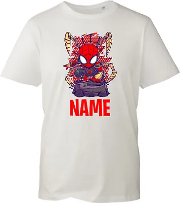 Buy Personalised Spiderman TShirt MARVEL Avenger Heroes Celebration Boys Ideal Gift • 12£