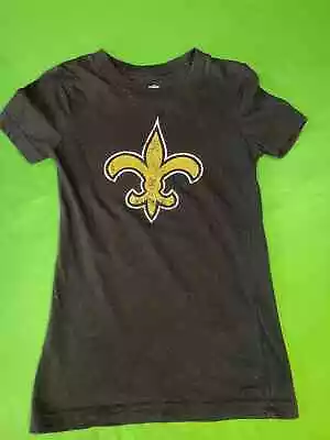 Buy NFL New Orleans Saints Black 100% Cotton T-Shirt Youth Small 5-6 • 7.49£