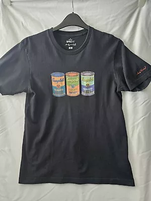 Buy Uniqlo Mens Tshirt Size Medium Andy Warhol Campbells Tomato Soup Print Used  • 15£