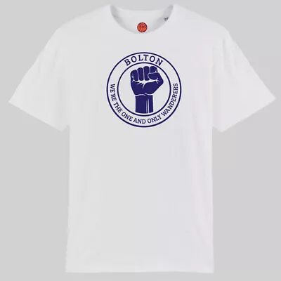 Buy One And Only Wanderers Organic Cotton White T-shirt For Fans Of Bolton Gift • 22.99£