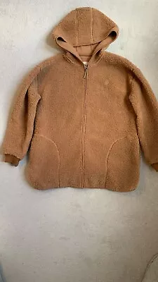 Buy Ladies Fat Face Teddy Hioded Jacket Size M • 5£