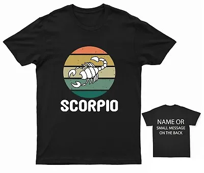 Buy Scorpio T-Shirt Personalised Gift Custom Name Message • 12.95£