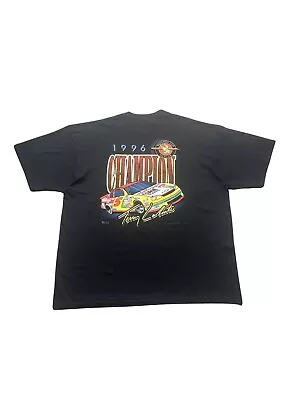Buy Vintage T-Shirt Mens XL Black Terry Labonte Graphic 96’ NASCAR Kellogg’s Racing • 34.99£